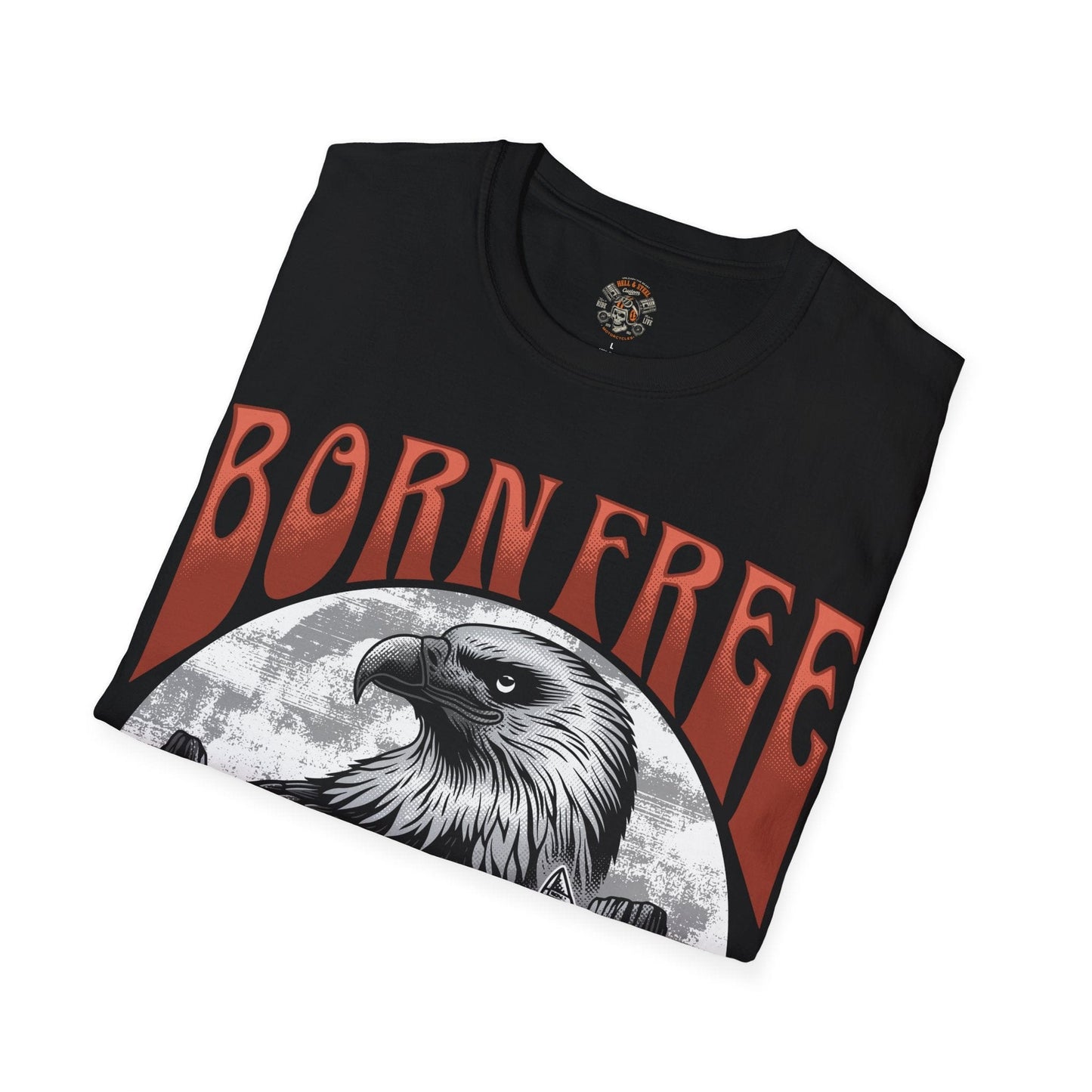 Born Free Bagger Motorcycle T-shirt