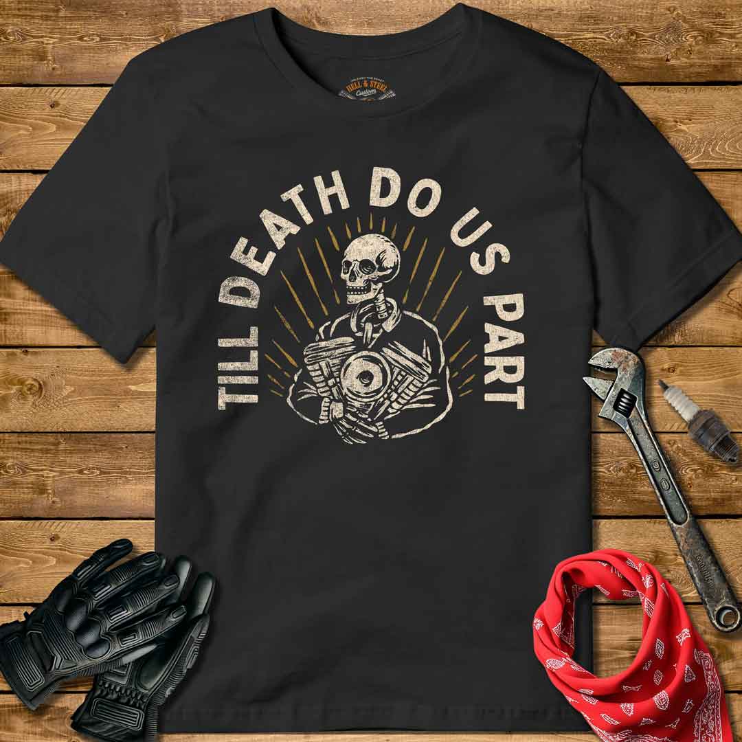 Till Death Do Us Part Distressed Effect T-shirt