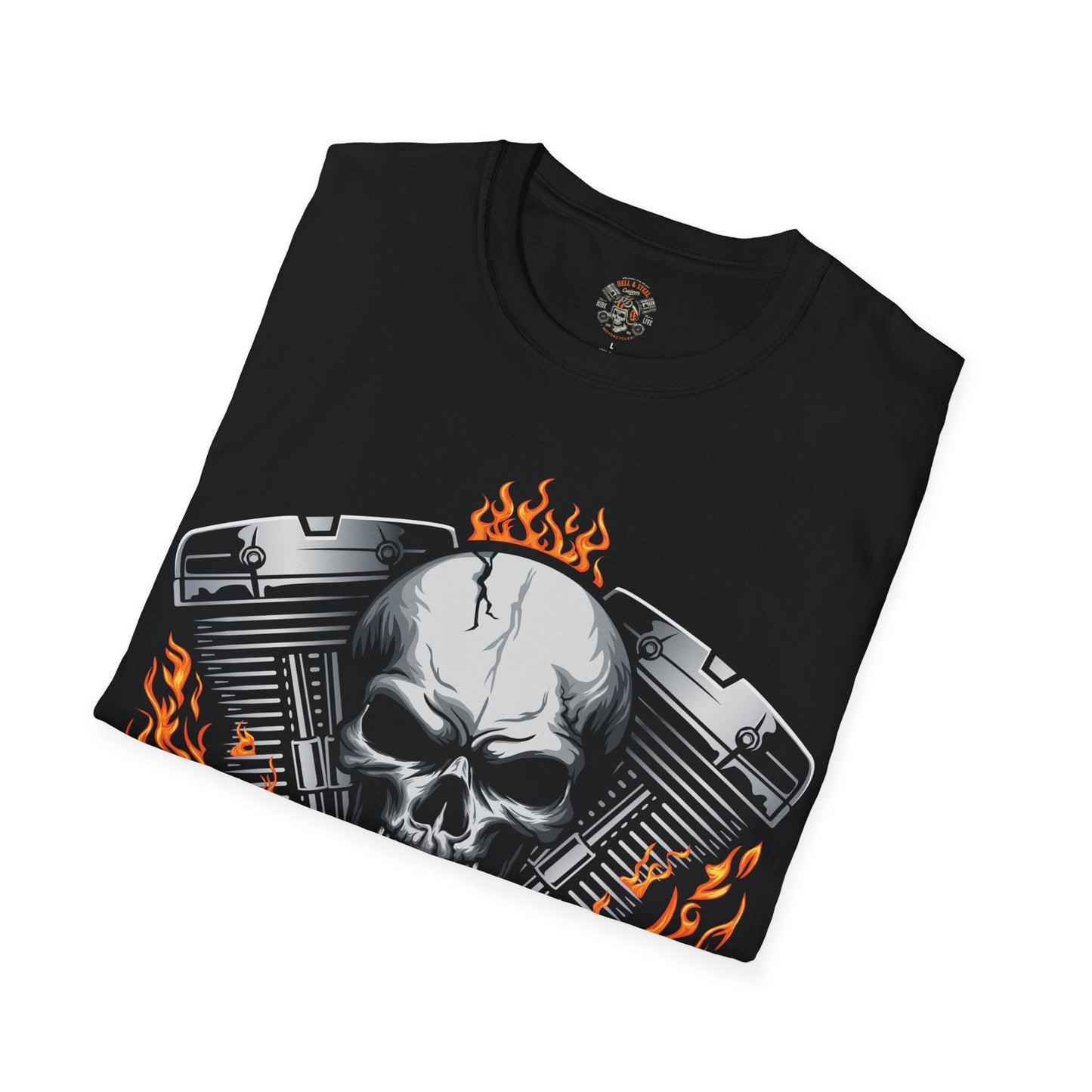 V-Twin Flames Motorcycle T-shirt
