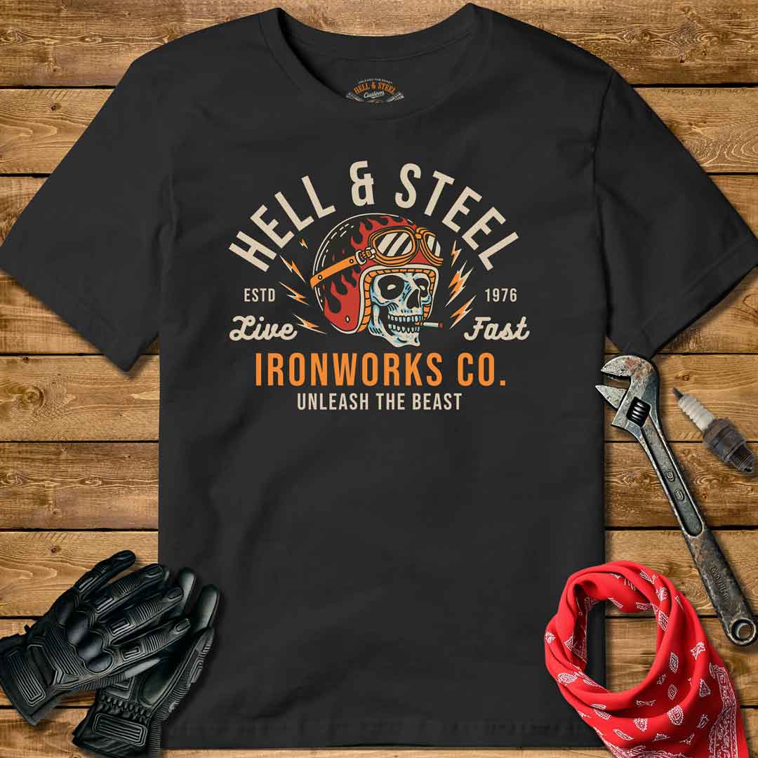 Hell & Steel Ironworks Co T-shirt