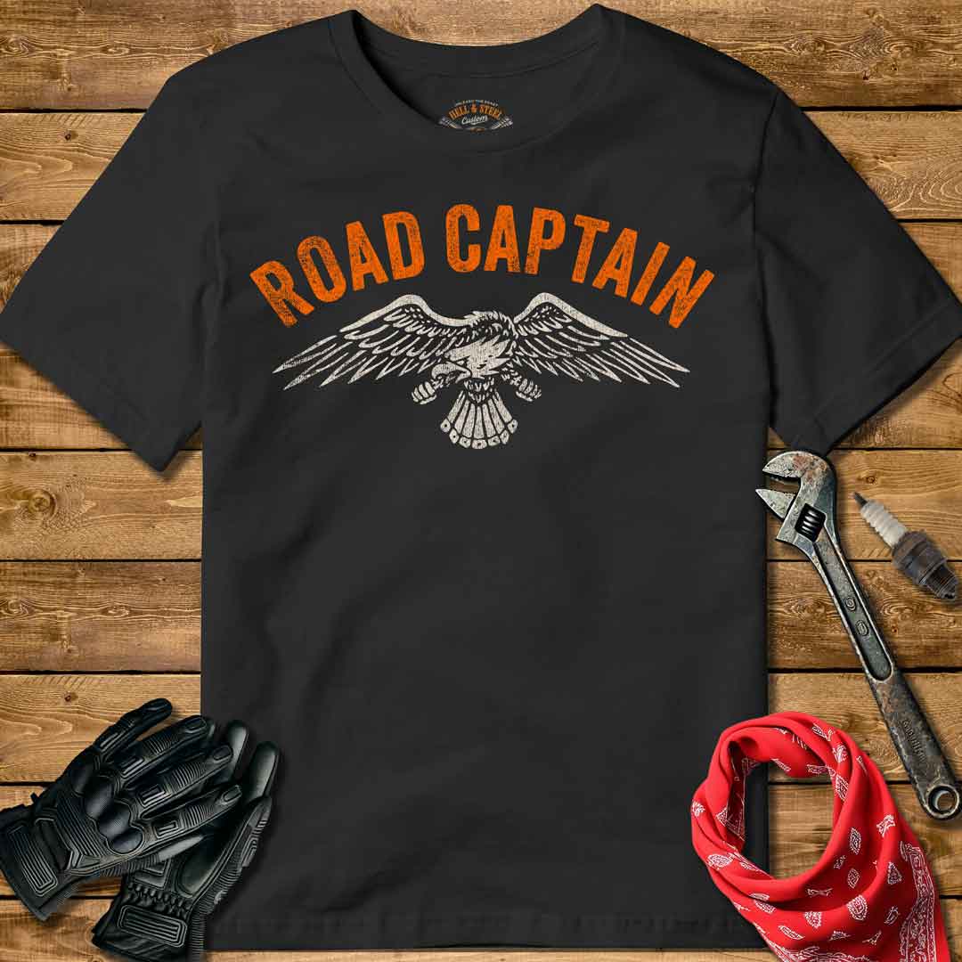 Road Captain Eagle Motorcycle T-shirt