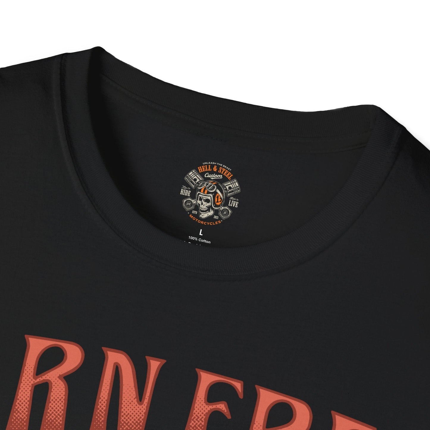 Born Free Bagger Motorcycle T-shirt