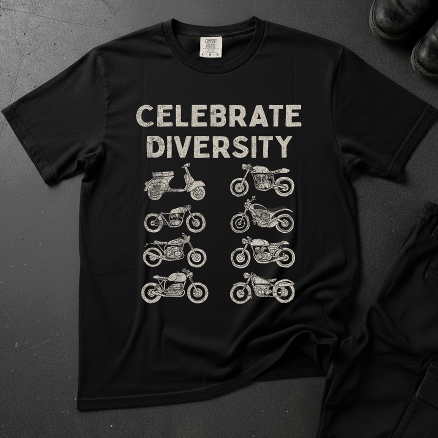 Celebrate Diversity - Front Print T-shirt