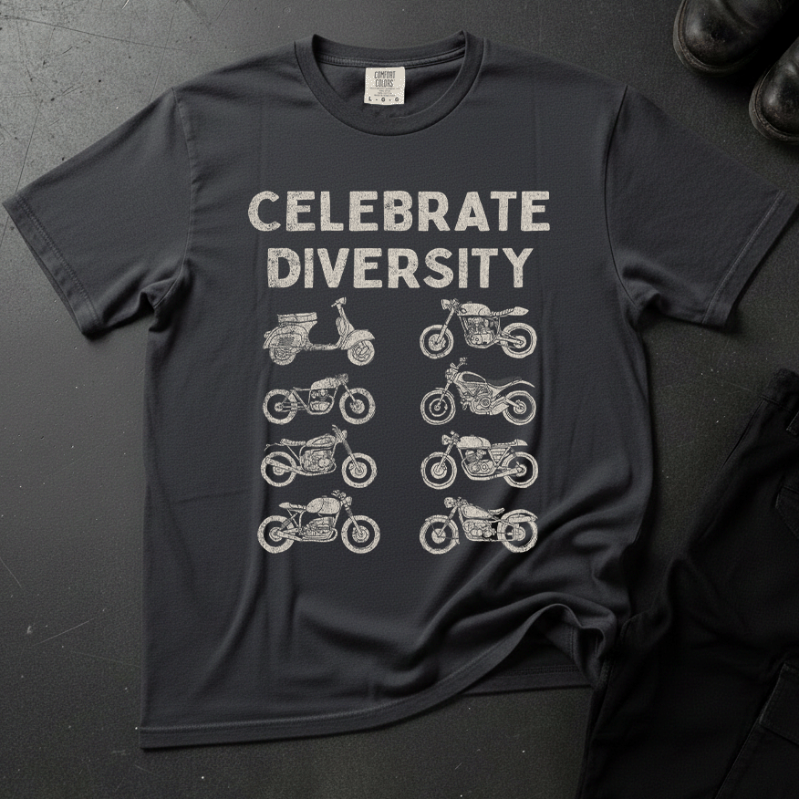 Celebrate Diversity - Front Print T-shirt