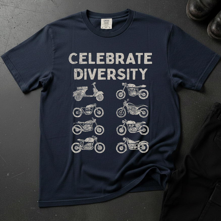Celebrate Diversity - Front Print T-shirt
