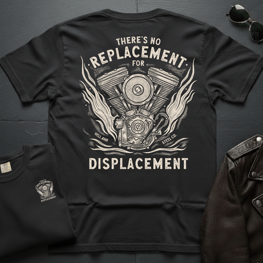 No Replacement For Displacement 2-Sided T-Shirt