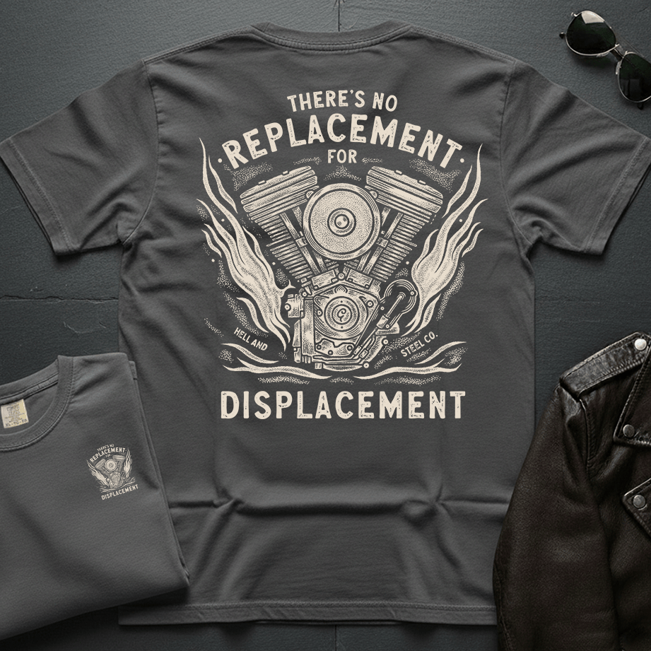 No Replacement For Displacement 2-Sided T-Shirt