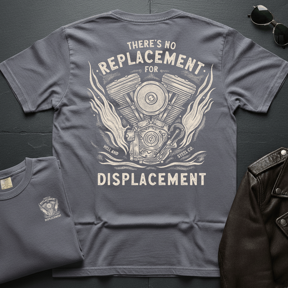 No Replacement For Displacement 2-Sided T-Shirt