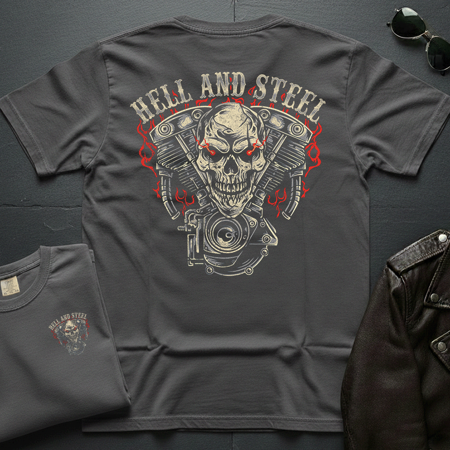 Skull Engine 2-Sided T-Shirt