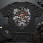 Hell And Steel Iron Works 2-Sided T-Shirt