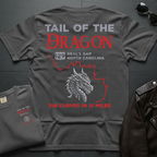 Tail Of The Dragon Map 2-Sided T-Shirt