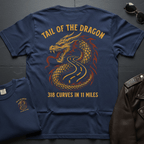 318 Curves Tail Of The Dragon 2-Sided T-Shirt