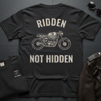 Ridden Not Hidden Distressed 2-Sided T-Shirt