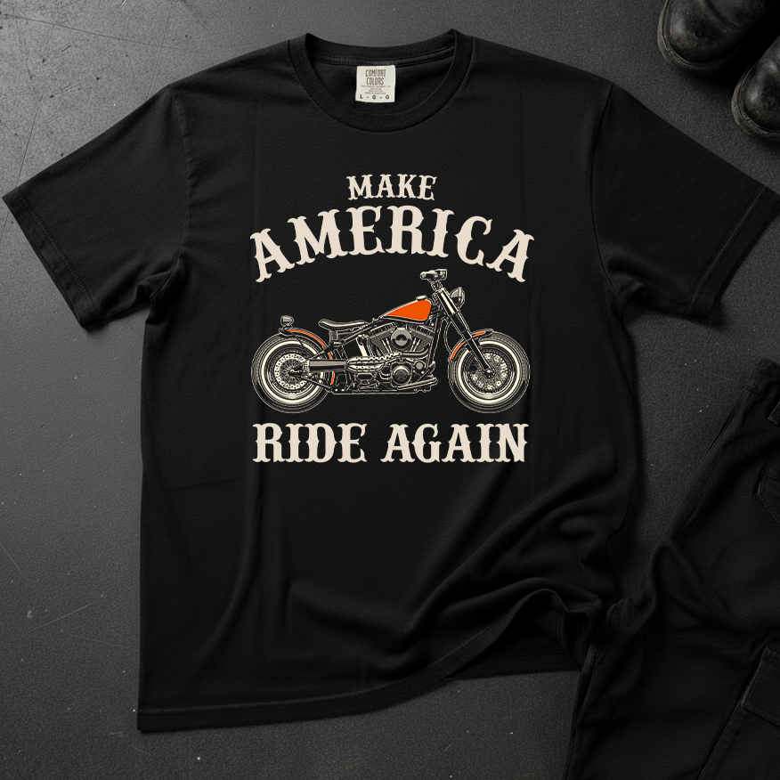 Make America Ride Again - Front Print T-shirt