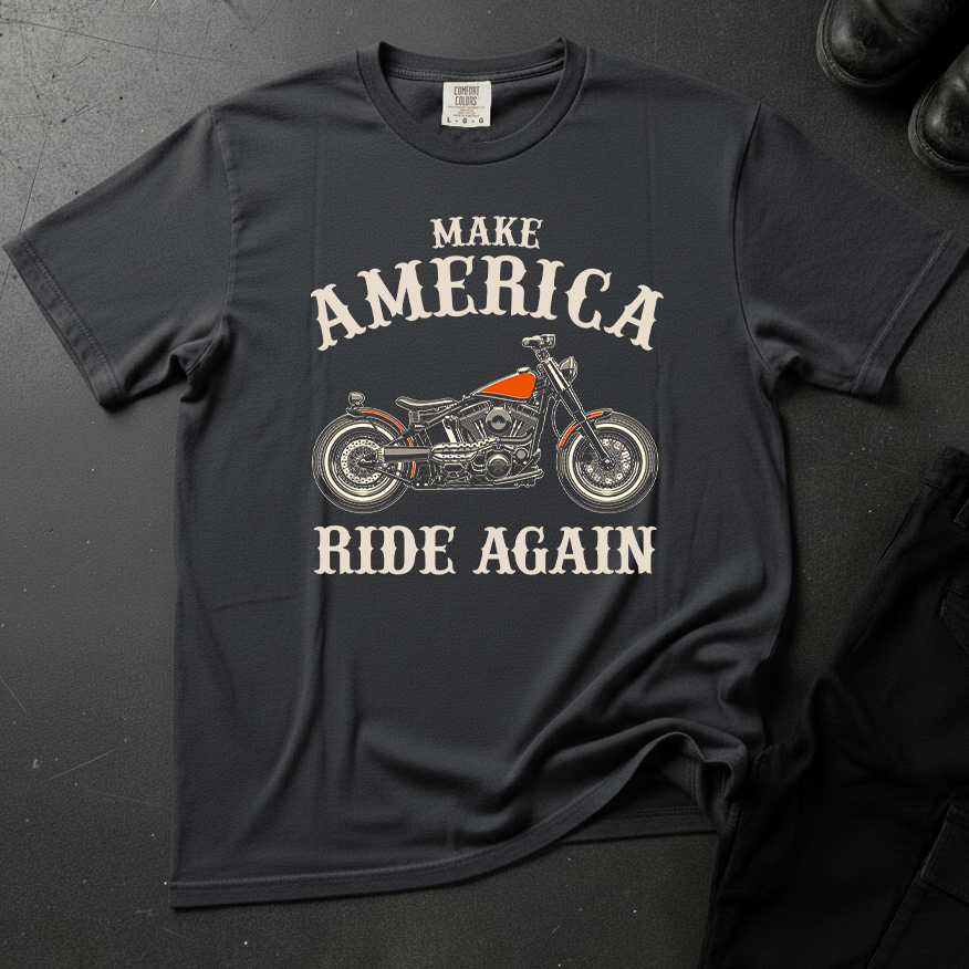 Make America Ride Again - Front Print T-shirt