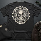 Hell and Steel Cog Badge 2-Sided T-Shirt