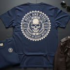 Hell and Steel Cog Badge 2-Sided T-Shirt