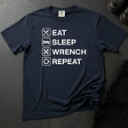 Eat Sleep Wrench Repeat T-shirt