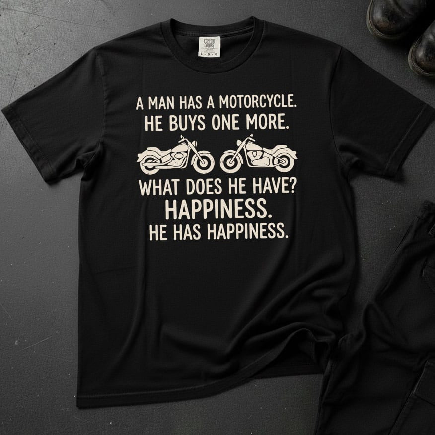 Two Motorcycle Happiness T-shirt