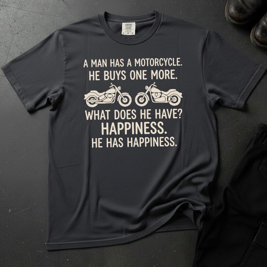 Two Motorcycle Happiness T-shirt