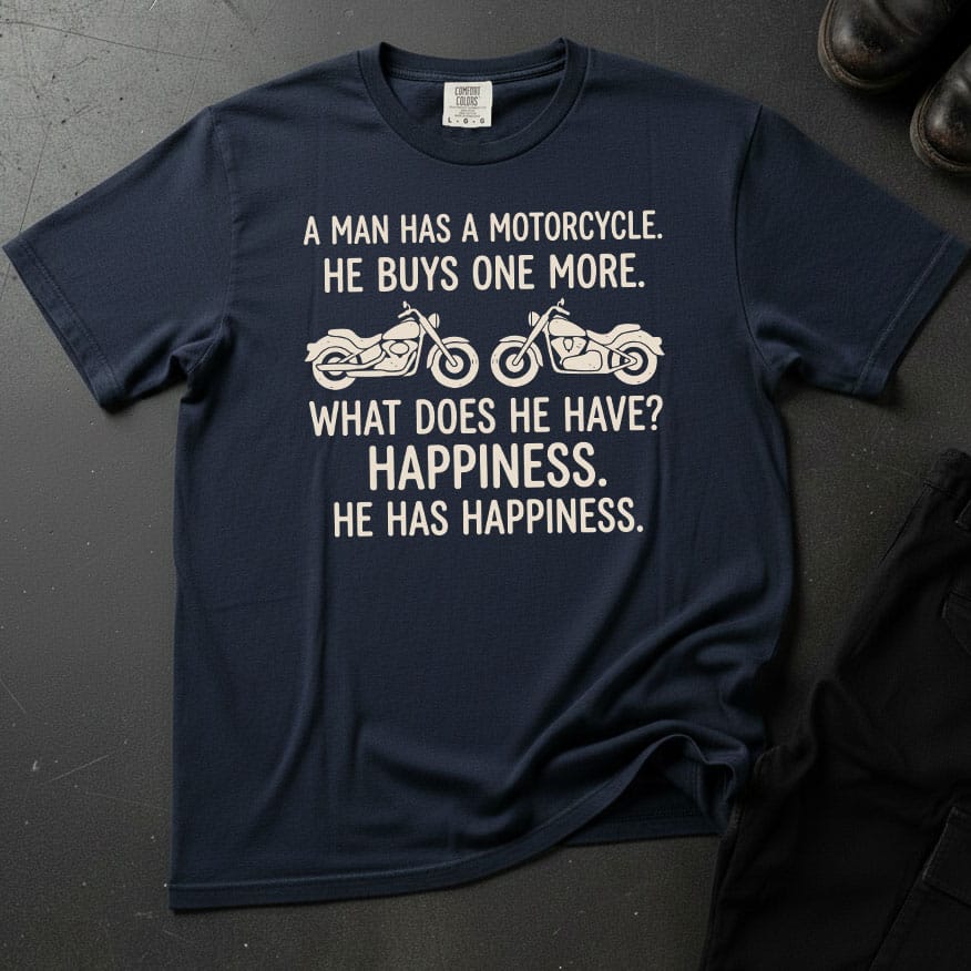 Two Motorcycle Happiness T-shirt