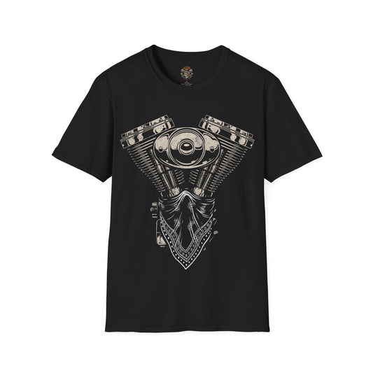 Bandana V-Twin Motorcycle T-shirt
