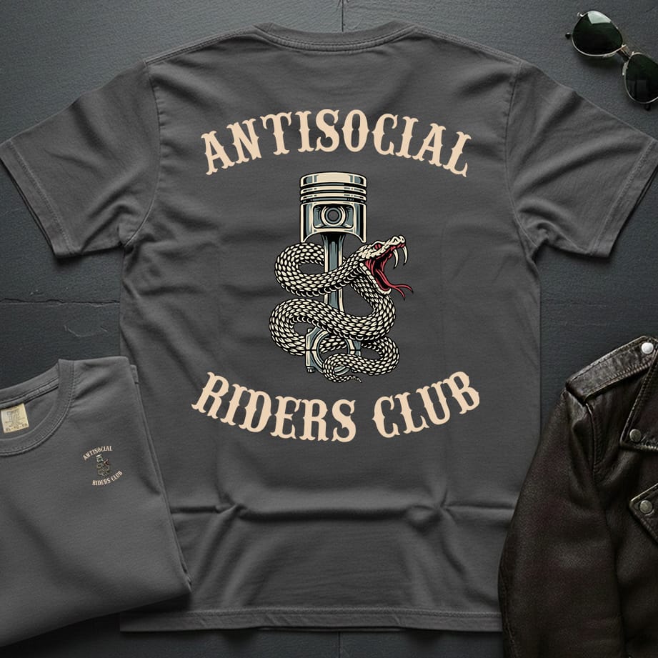 Antisocial Riders Club 2-Sided T-Shirt