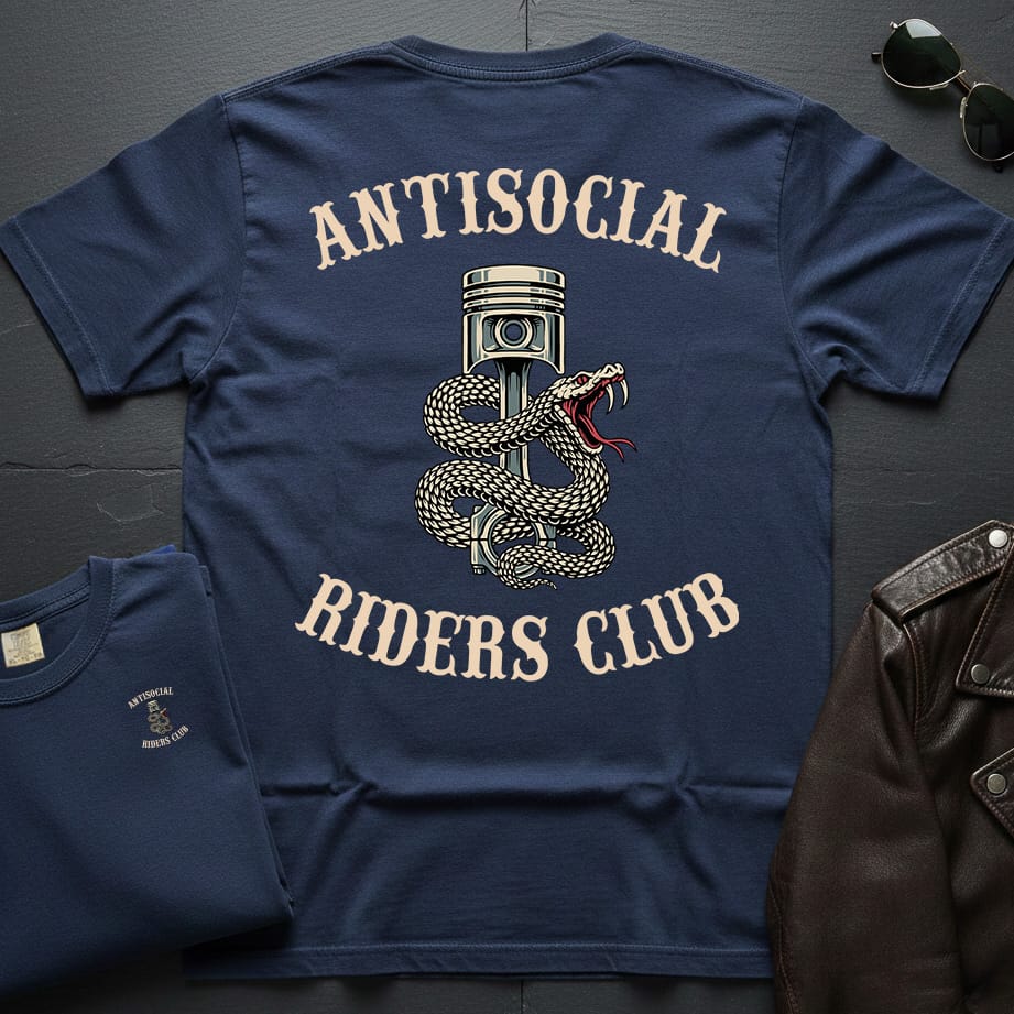 Antisocial Riders Club 2-Sided T-Shirt