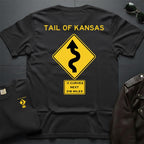Tail of Kansas Funny 2-Sided T-Shirt