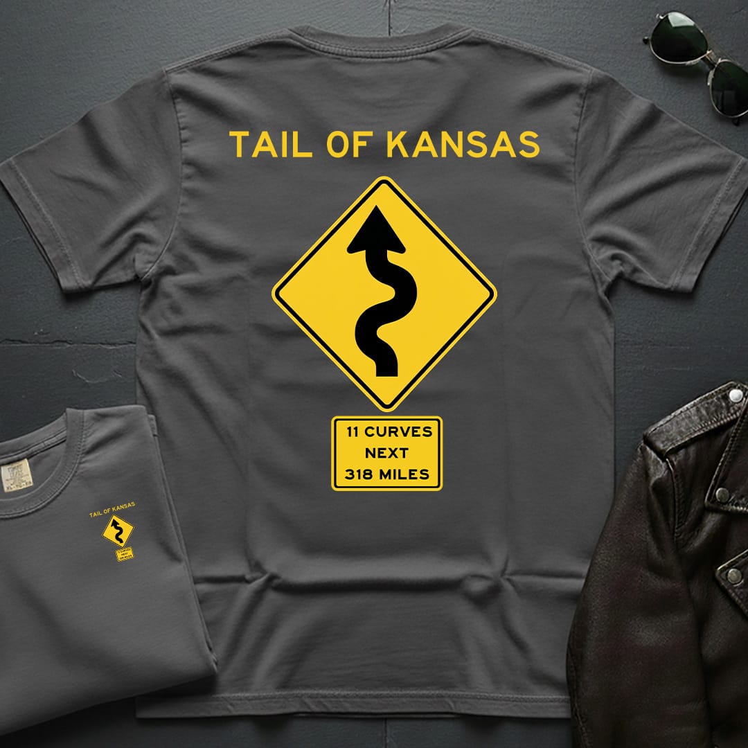Tail of Kansas Funny 2-Sided T-Shirt