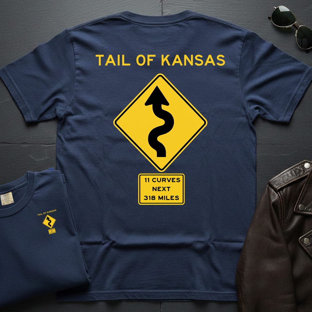 Tail of Kansas Funny 2-Sided T-Shirt