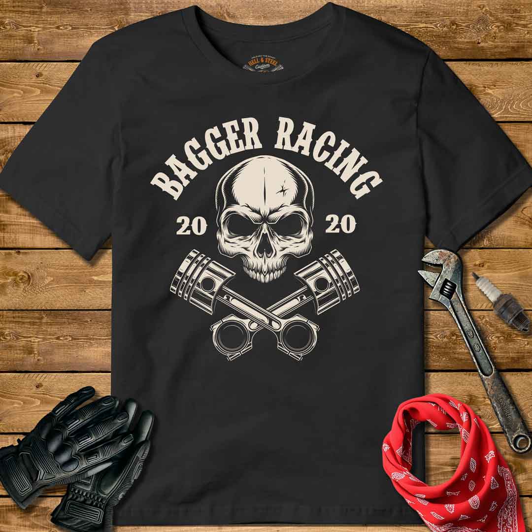 Bagger Racing Motorcycle T-shirt
