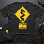 Tail of the Dragon Curve Sign 2-Sided T-Shirt