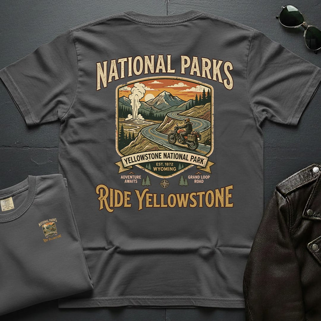 Ride Yellowstone 2-Sided T-Shirt