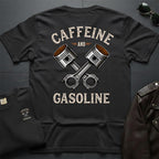 Caffeine and Gasoline 2-Sided T-Shirt
