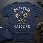 Caffeine and Gasoline 2-Sided T-Shirt