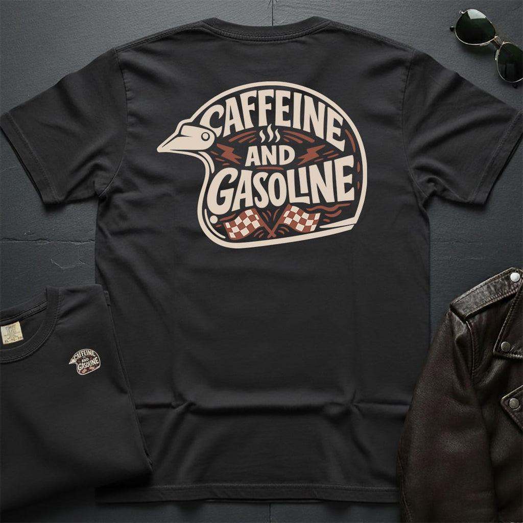 Caffeine Helmet 2-Sided T-Shirt