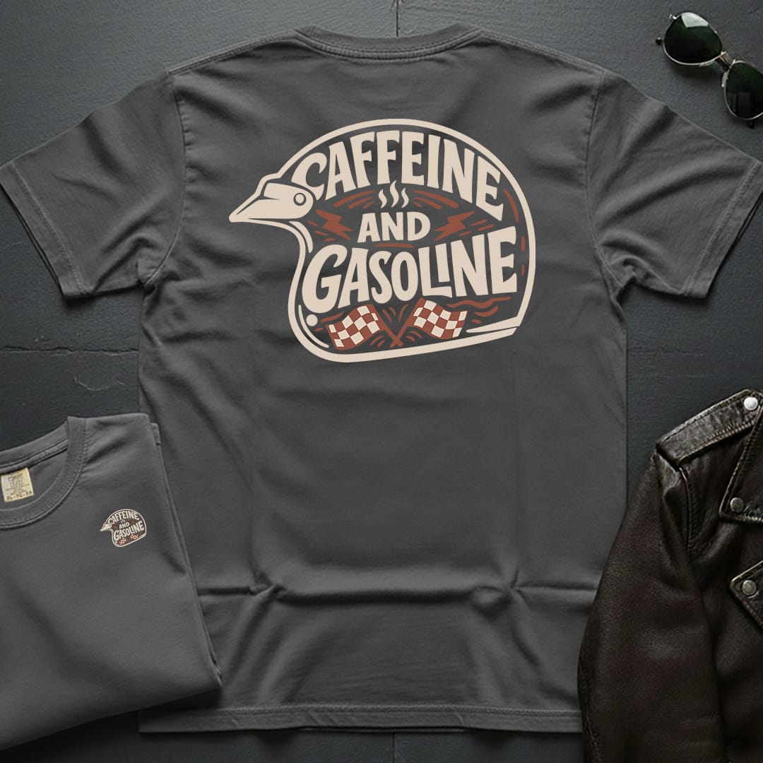 Caffeine Helmet 2-Sided T-Shirt