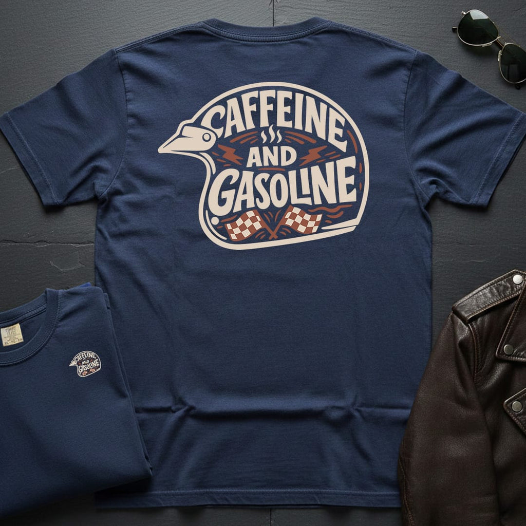 Caffeine Helmet 2-Sided T-Shirt