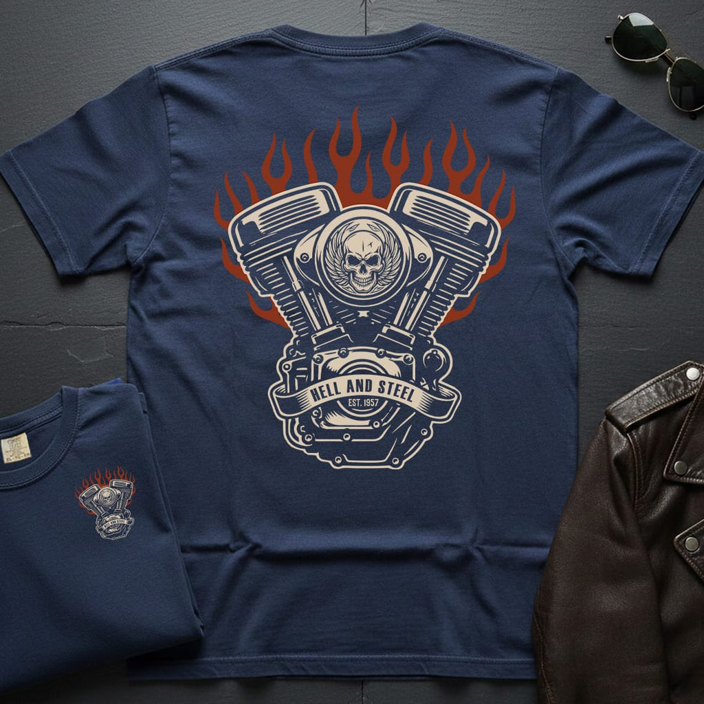 Flame Engine 2-Sided T-Shirt