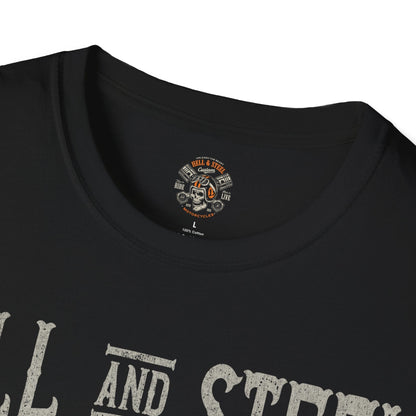 Custom Garage Motorcycle Distressed Logo T-shirt