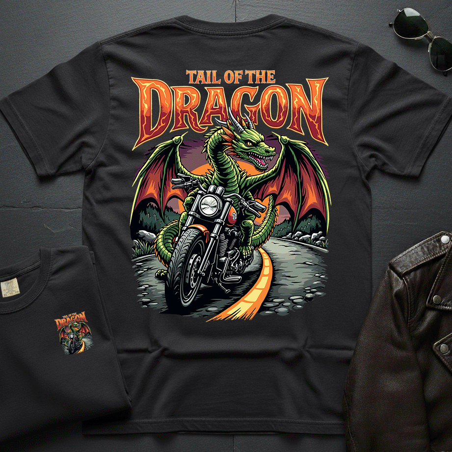 Tail Of The Dragon 2-Sided T-Shirt
