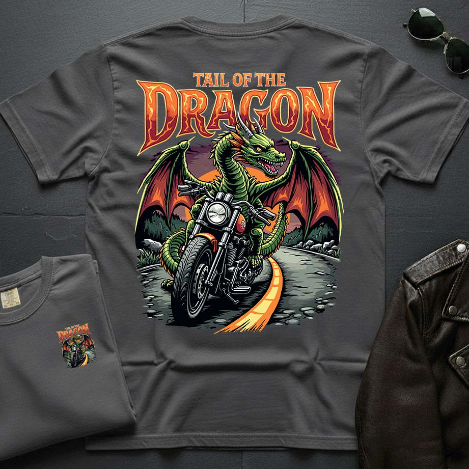 Tail Of The Dragon 2-Sided T-Shirt