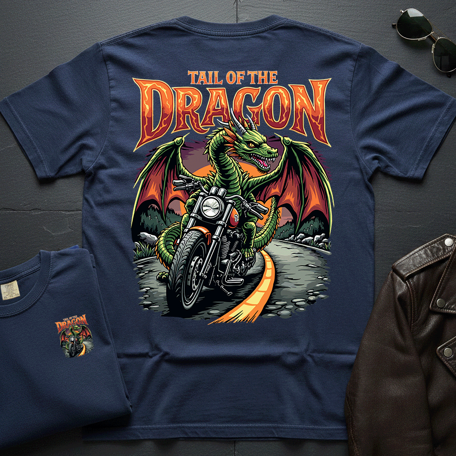 Tail Of The Dragon 2-Sided T-Shirt