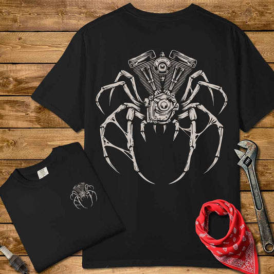Copy of Skull And Piston Crossbones - Premium Front and Back Design