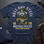 Hell And Steel Snake 2-Sided T-Shirt