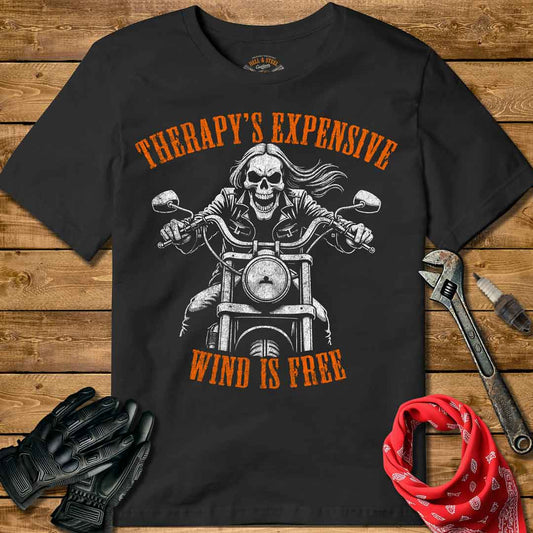 Wind Therapy Motorcycle T-shirt