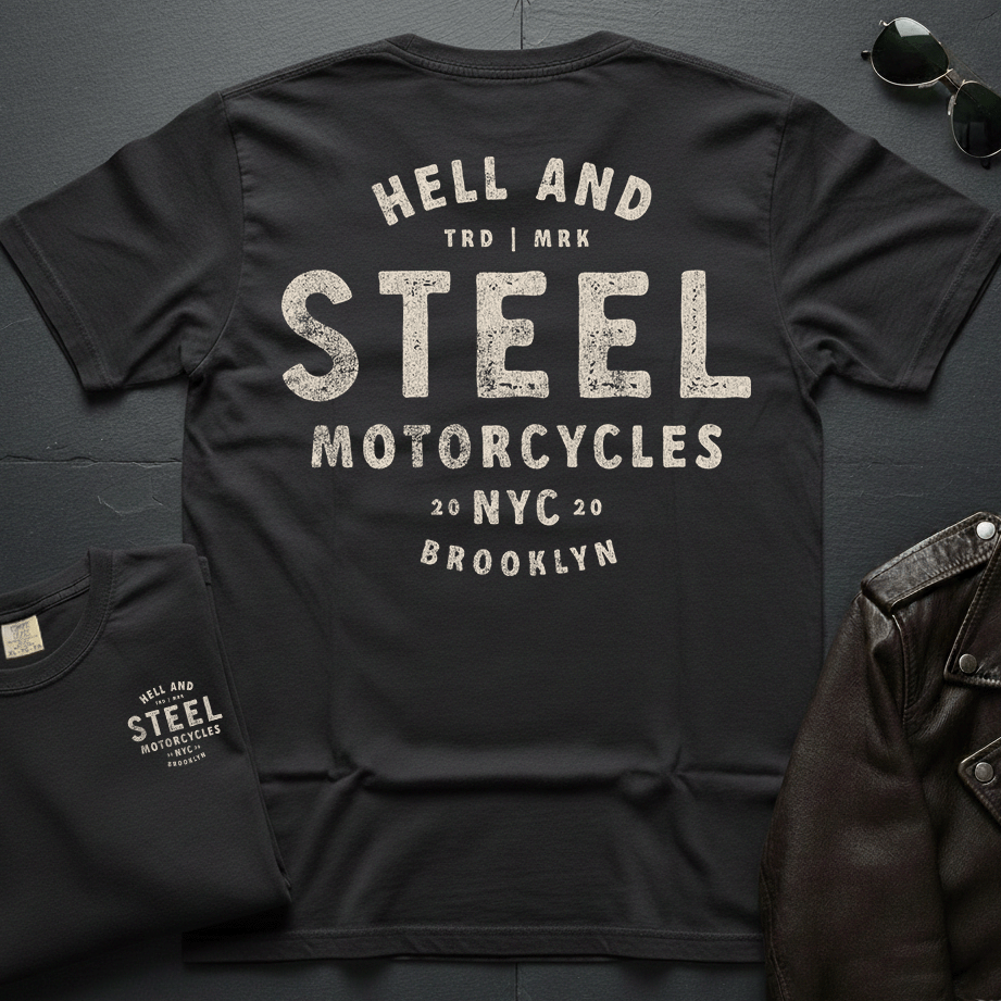 Hell And Steel NYC 2-Sided T-Shirt
