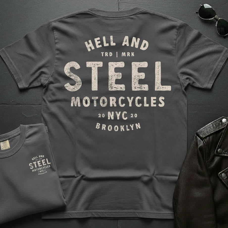 Hell And Steel NYC 2-Sided T-Shirt