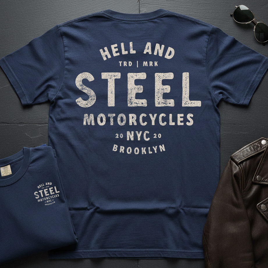Hell And Steel NYC 2-Sided T-Shirt